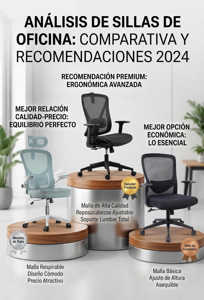 image-20 Mejores Sillas Oficina Ergonómicas: las 4 que no Superan los 200€ (2026)