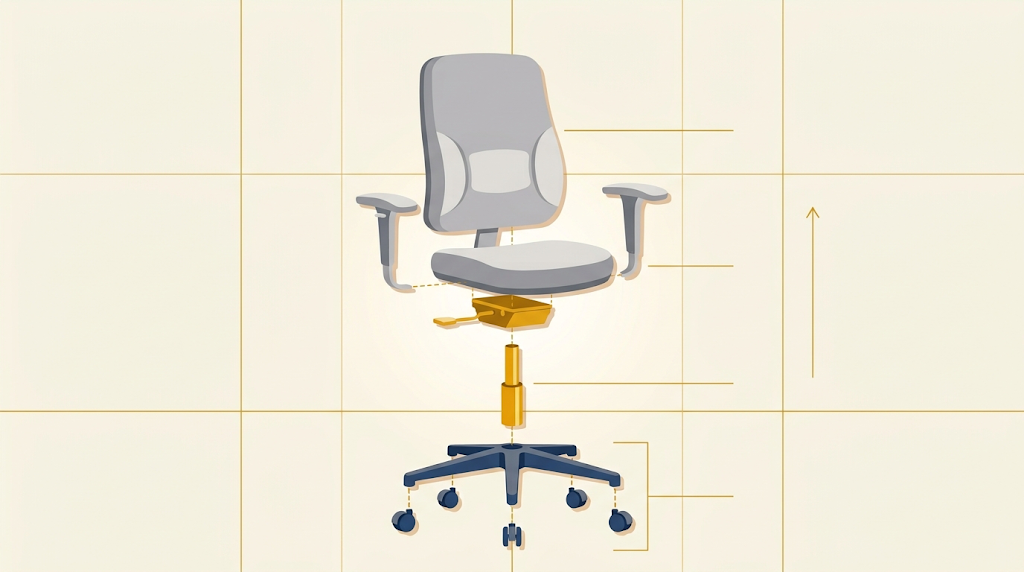image-6 Partes de una Silla de Oficina: Nombre y Función de Cada Pieza (2026)